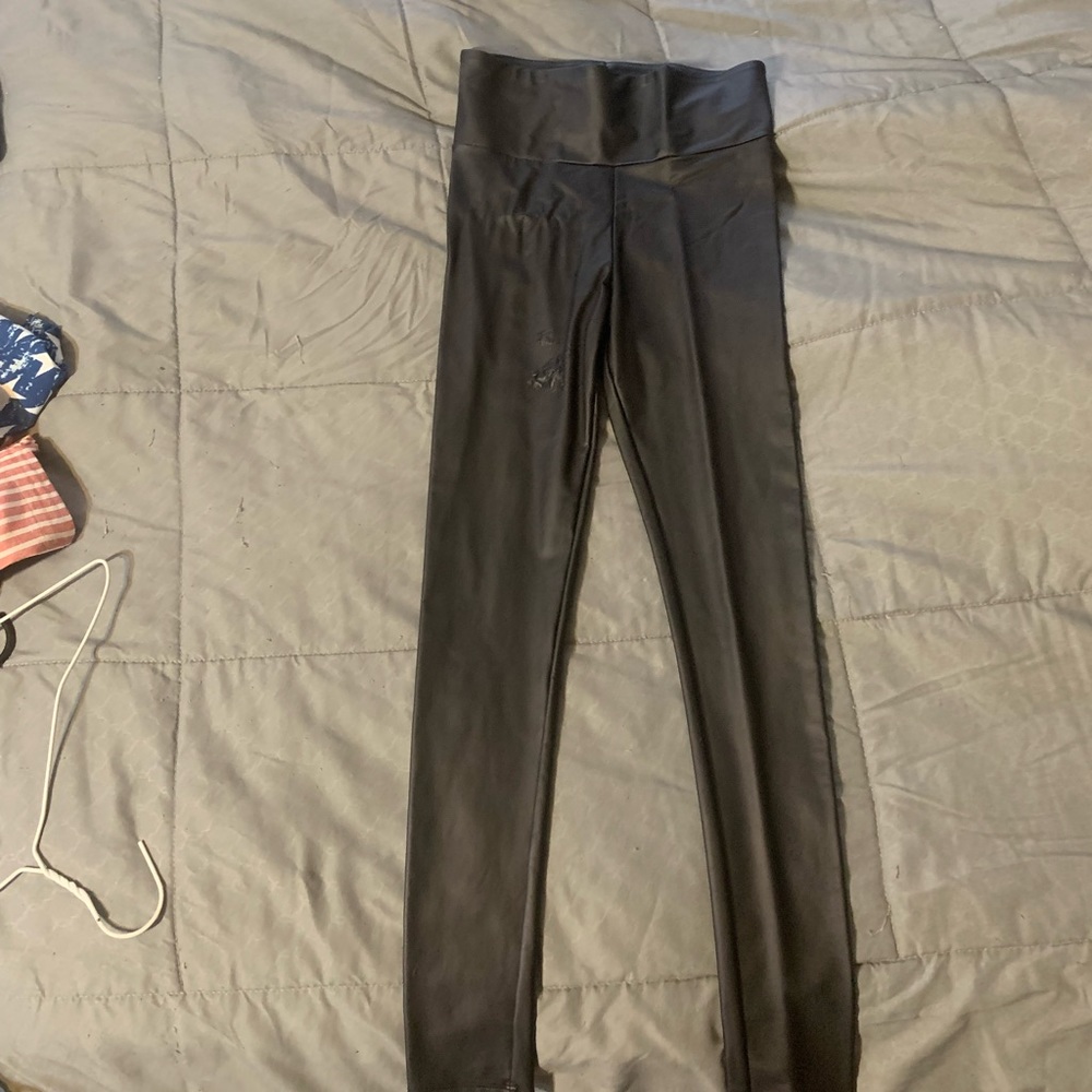Pleather pants